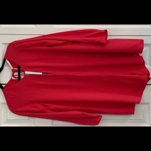 Zara long sleeved pink flowy romper